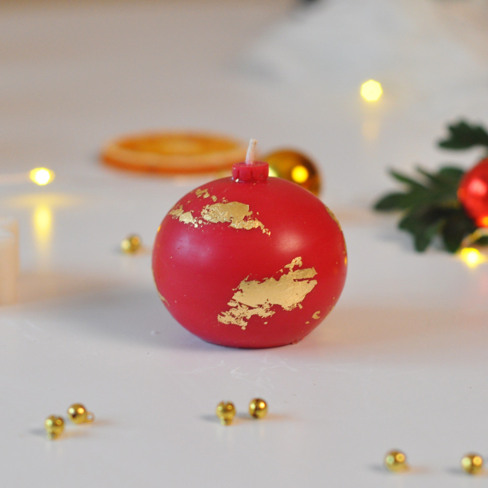 Формовая свеча ручной роботы из соевого воска 