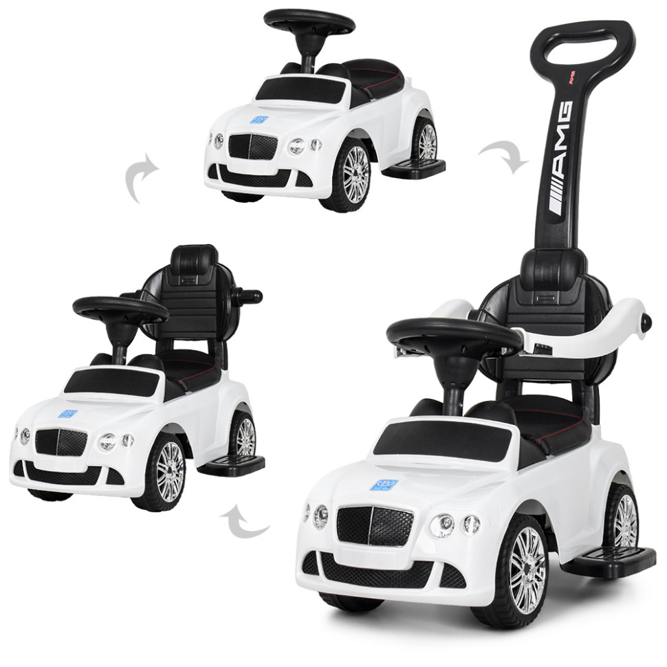 Каталка-толокар Bambi M 3901L-1 Білий 2 в 1