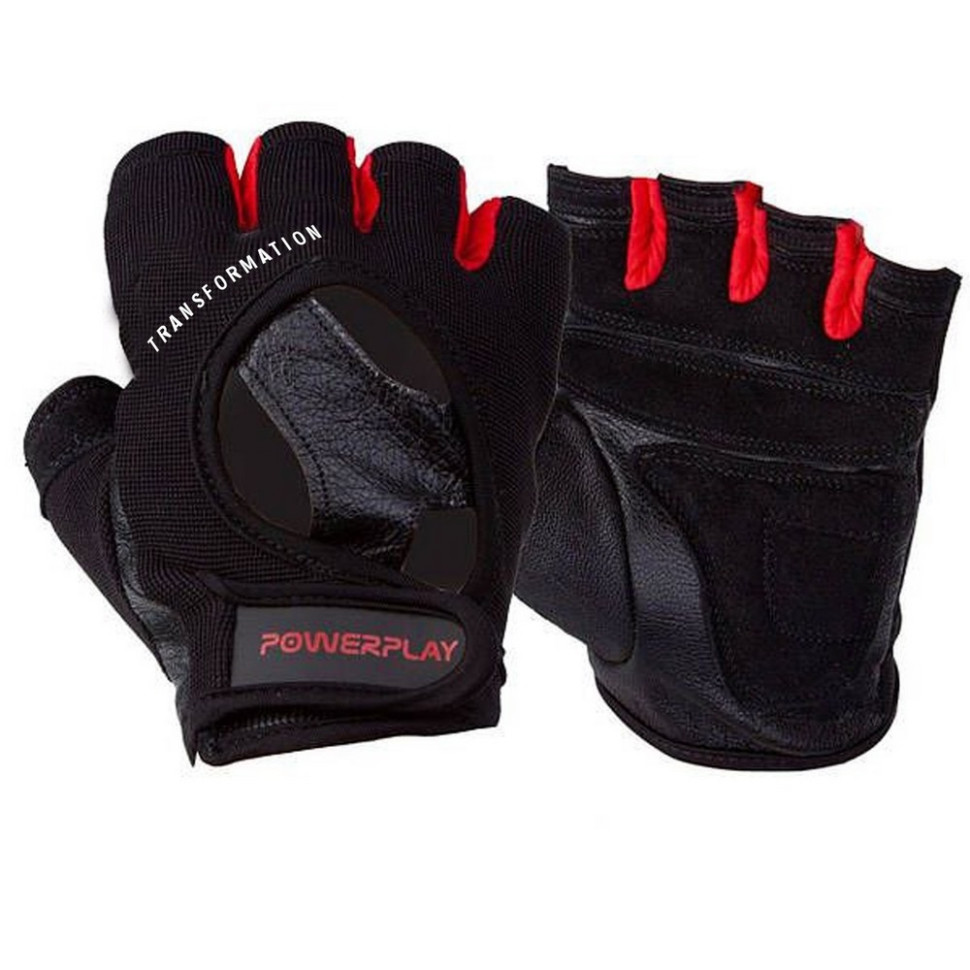 Перчатки для фитнеса PowerPlay PP_2222_XL_Black, Черные, XL