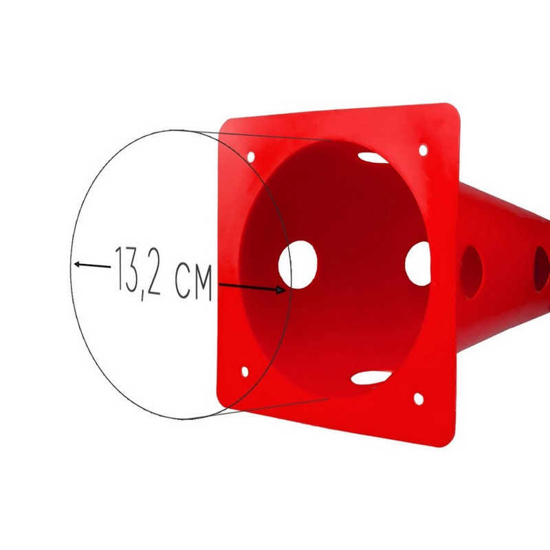 Конус-фішка спортивна EasyFit EF-1679-R 31 см, червона