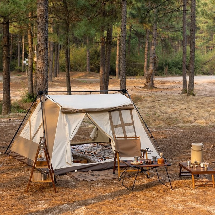 Палатка с навесом CNH22ZP029 Naturehike 6975641887829 светлый коричневый