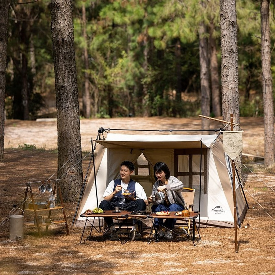 Палатка с навесом CNH22ZP029 Naturehike 6975641887829 светлый коричневый