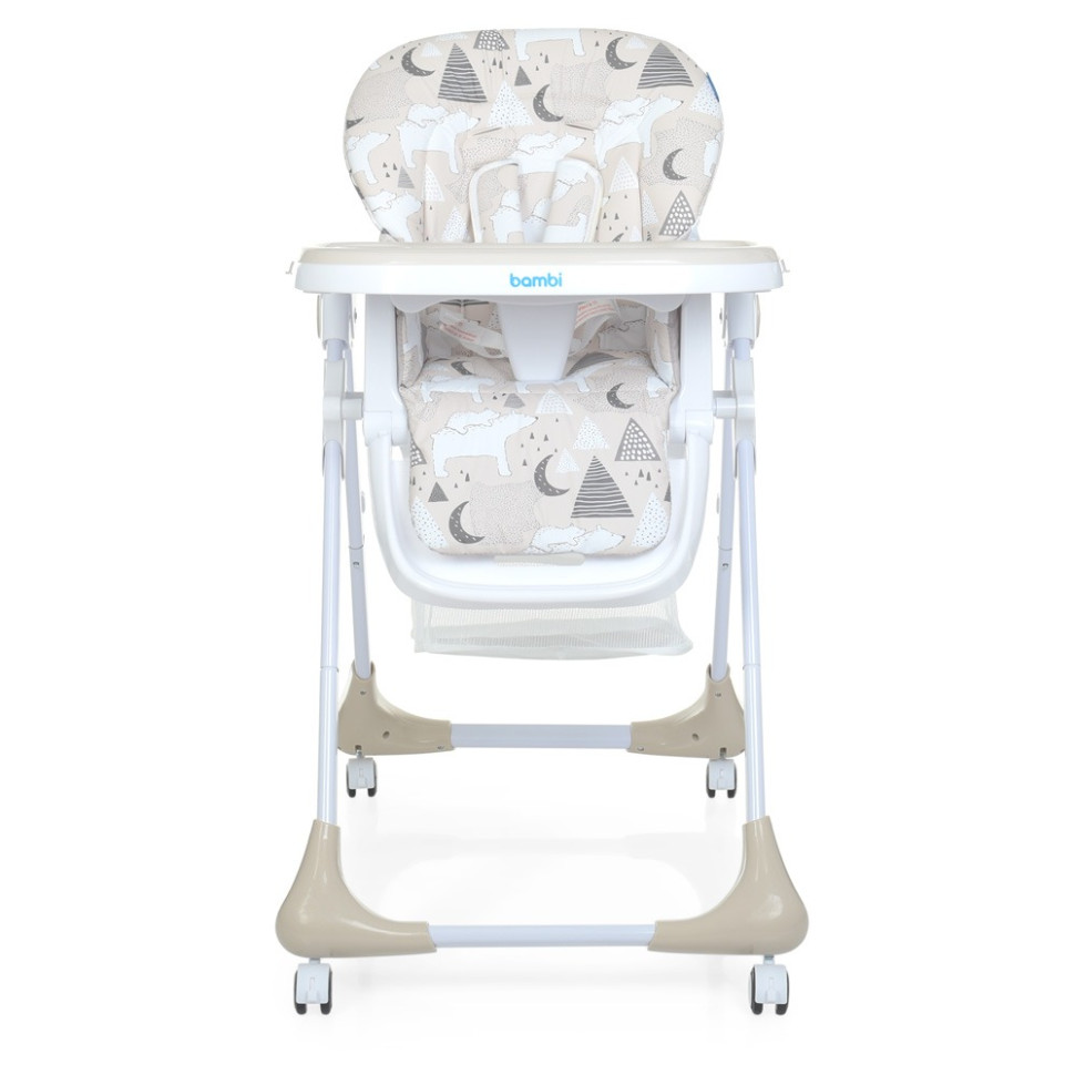 Стільчик для годування Bambi M 3233 Mommy Bear Beige