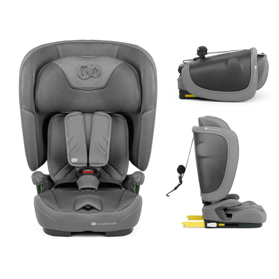 Дитяче автокрісло Fix2Go Kinderkraft KCFI2GO0GRY0000 Grey 