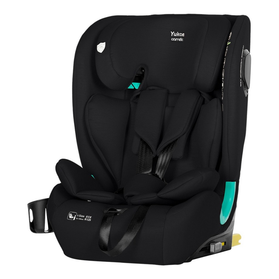 Автокрісло дитяче Yukon Carrello CRL-15808 Midnight Black, i-Size 76-150 см, ISOFIX 