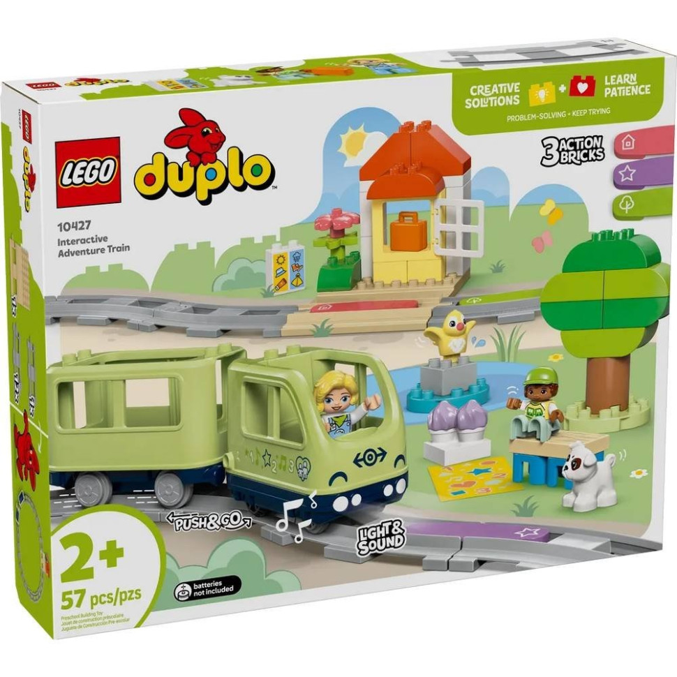 Конструктор Інтерактивний пригодницький потяг LEGO 10427, 57 деталей
