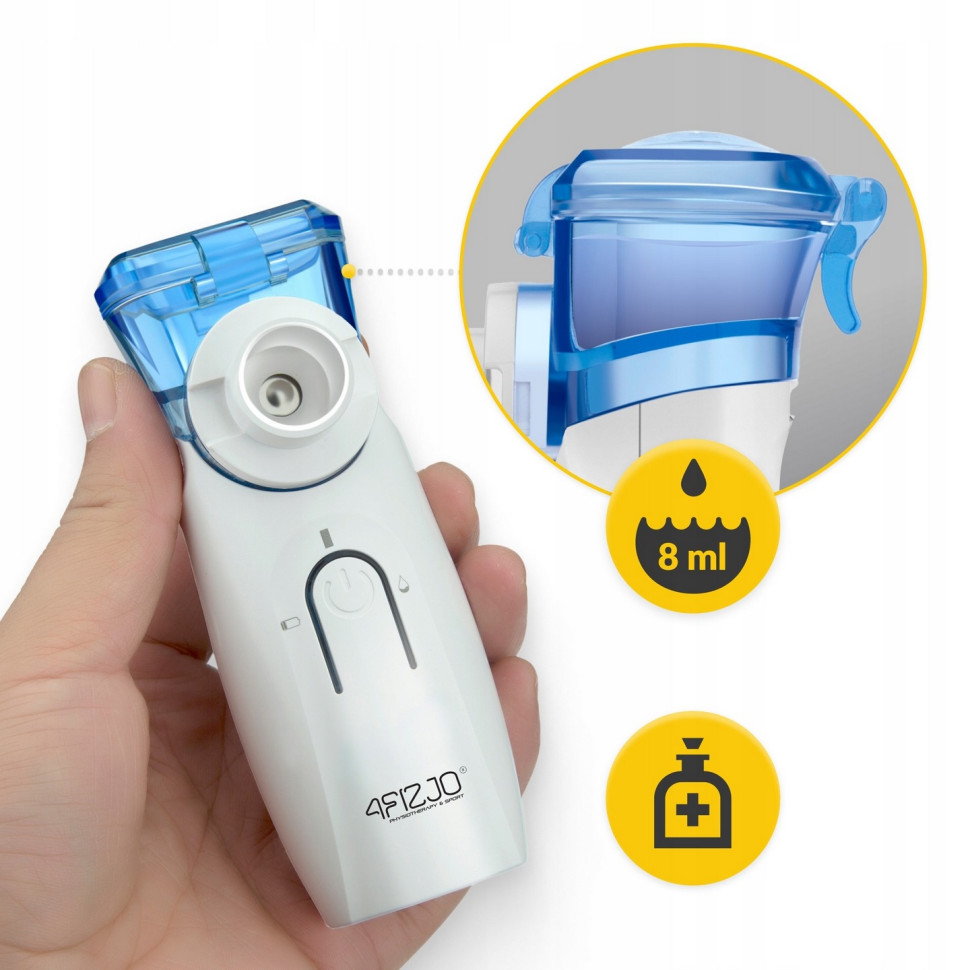 Ингалятор портативный (небулайзер) LITE 4FIZJO P-5905973402057 ультразвуковой