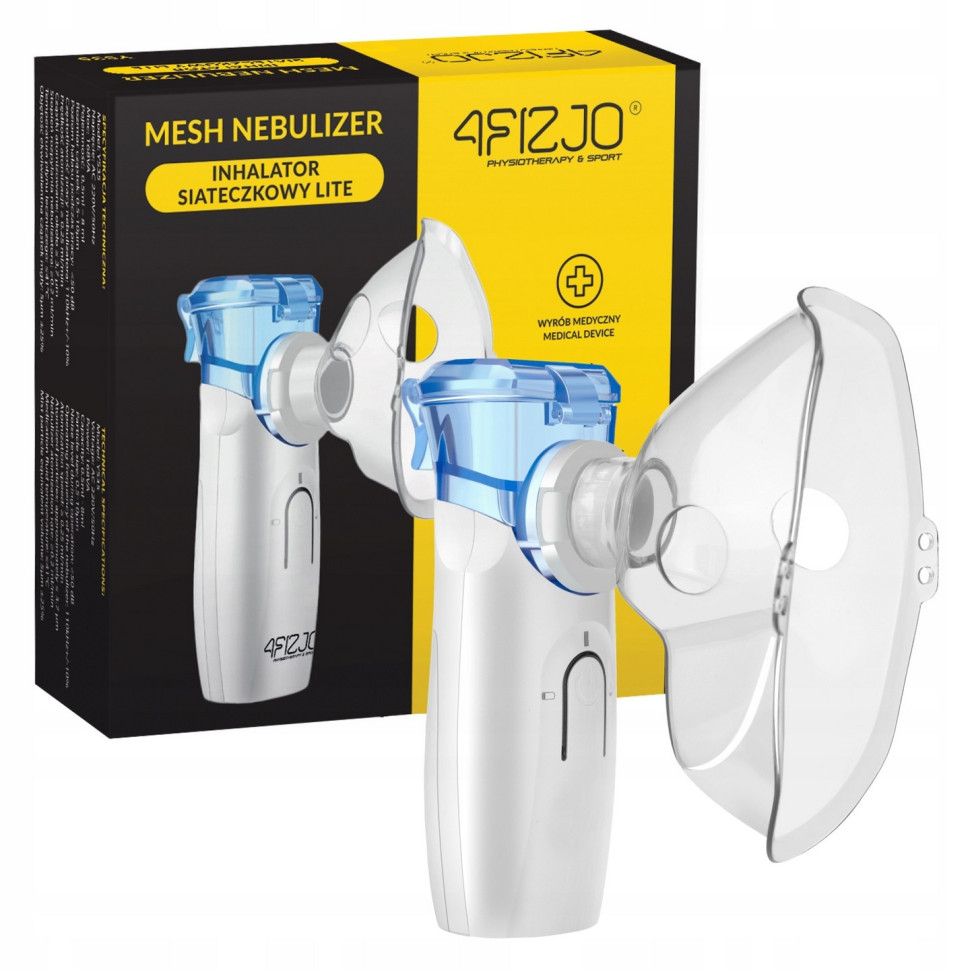 Ингалятор портативный (небулайзер) LITE 4FIZJO P-5905973402057 ультразвуковой
