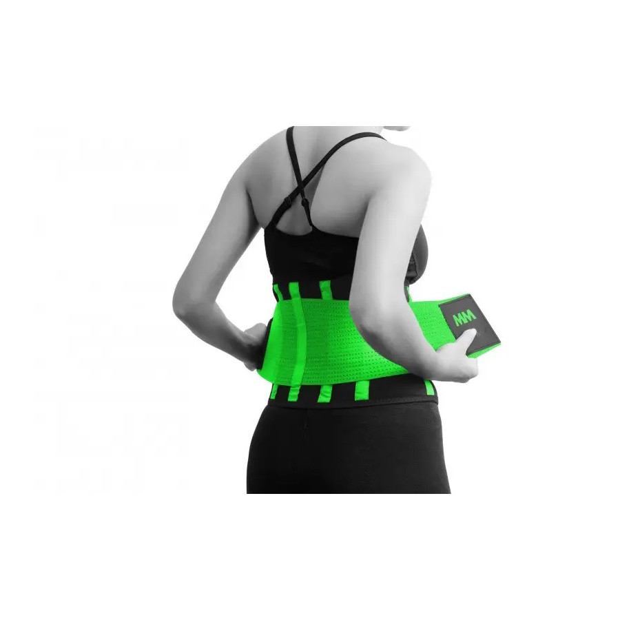 Пояс компрессионный Slimming belt MadMax MFA-277-GRN_S Black/neon green S