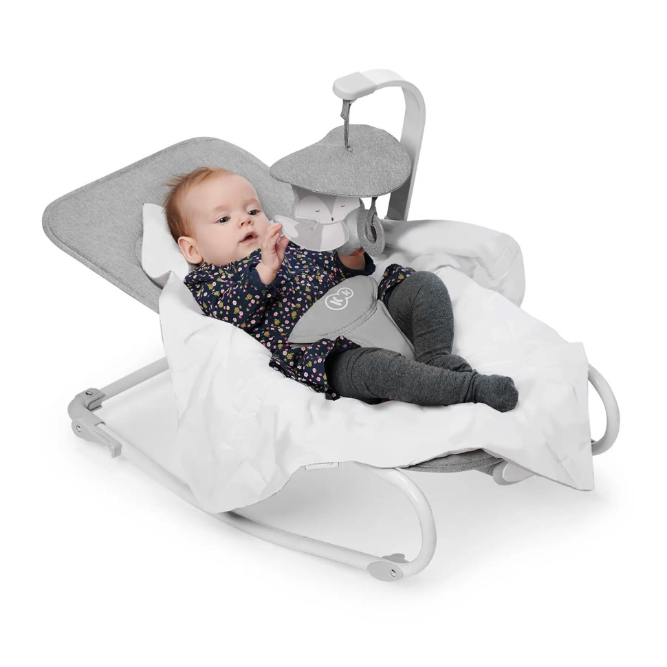 Шезлонг-гойдалка Felio 2 Kinderkraft KBFELI20GRY0000 Stone Grey