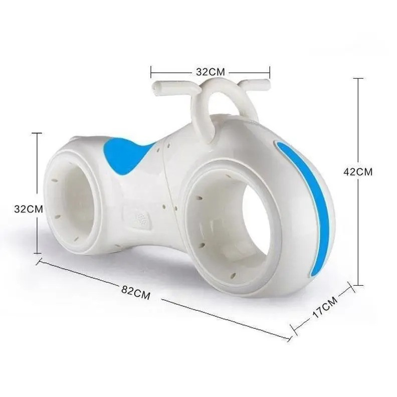 Детский толокар Трон Космо-байк Bambi HD-K06(White-Blue) Bluetooth Бело-Синий