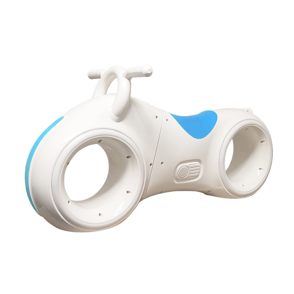 Детский толокар Трон Космо-байк Bambi HD-K06(White-Blue) Bluetooth Бело-Синий