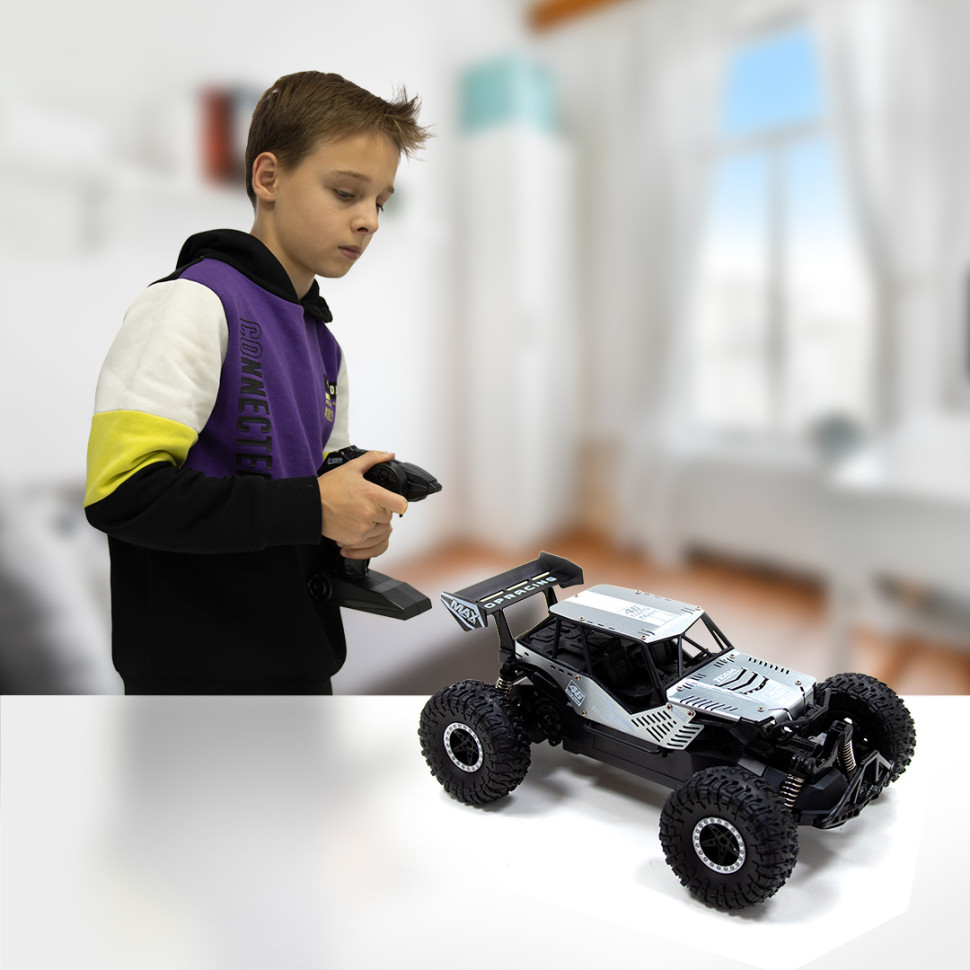 Автомобиль OFF-ROAD CRAWLER Sulong Toys SL-153RHMGR на р/у – SPEED KING 