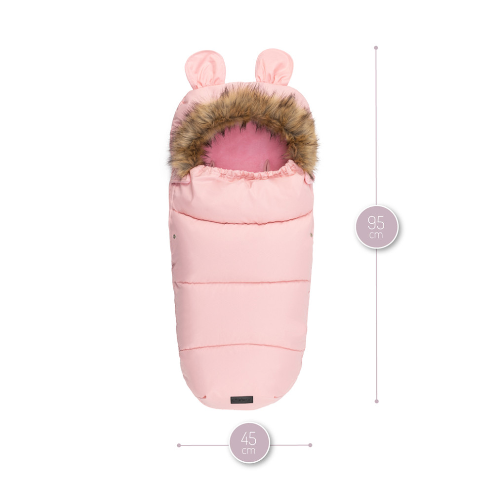 Зимовий конверт Sleeping bag MoMi AKCE00033 pink, водонепроникний