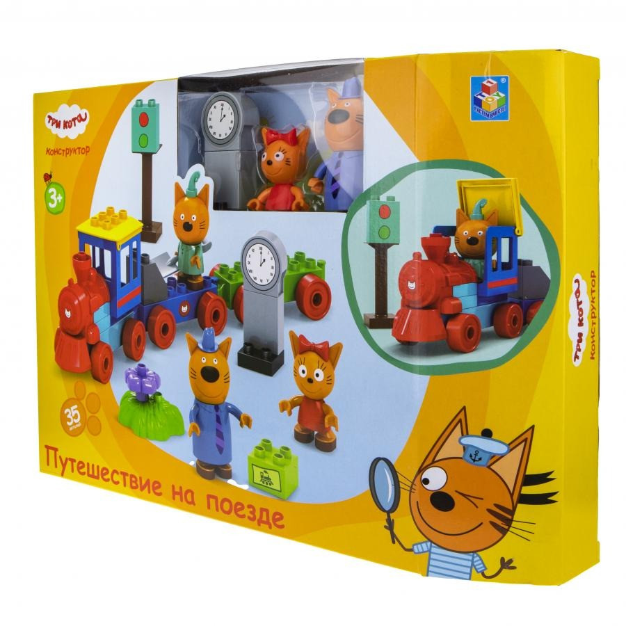 Игровой набор-конструктор Три кота T19757, 35 элементов