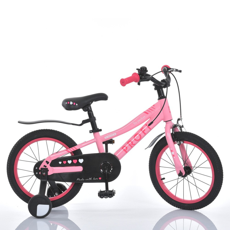 Велосипед детский Profi MB 1608-3, 16 дюймов, розовый