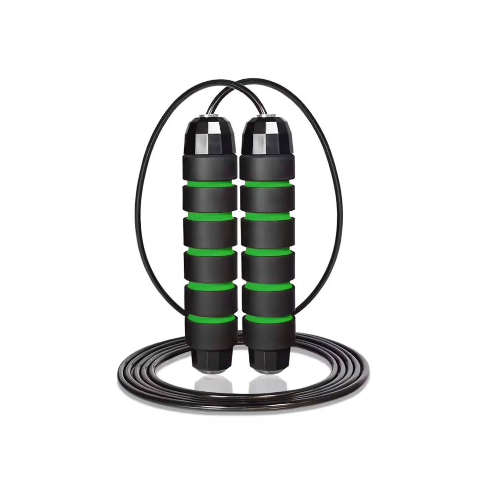 Скакалка для кросфіту Cornix Speed ​​Rope Classic XR-0352 чорний/зелений