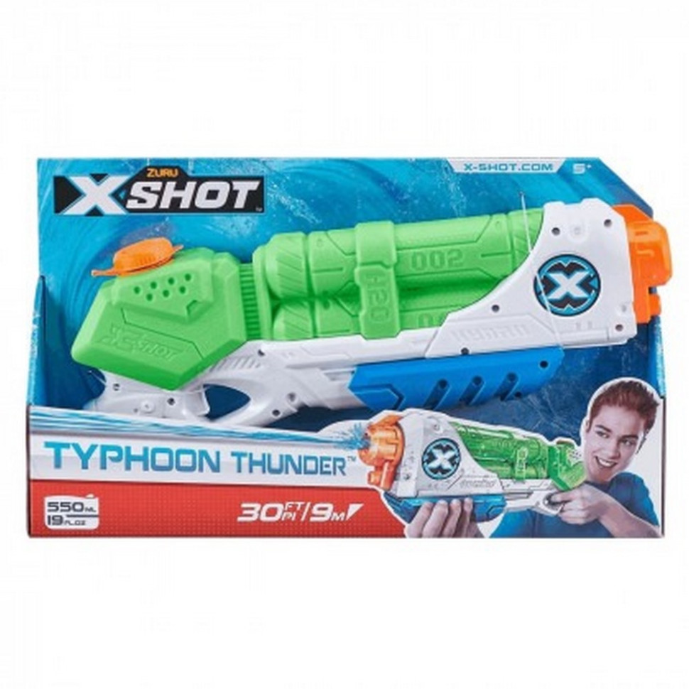 Водный бластер X -Shot Warfare 01228R Medium Typhoon Thunder