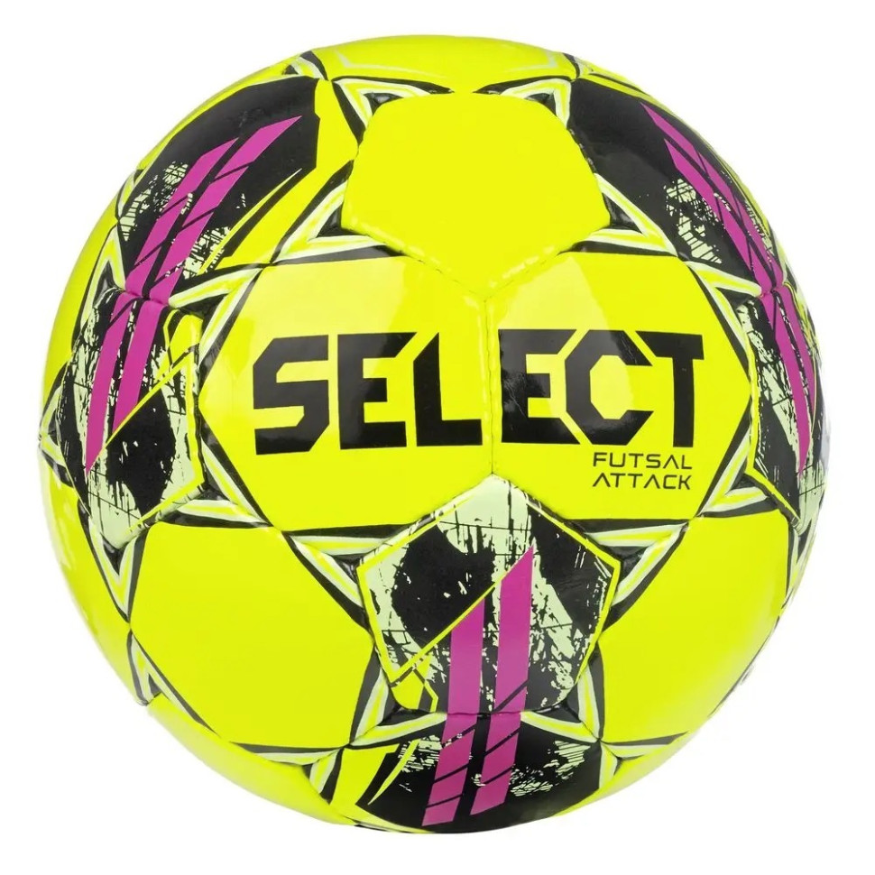М'яч для футзалу Futsal Attack v22 (426) Select 00000021274 жовто-рожевий № 4