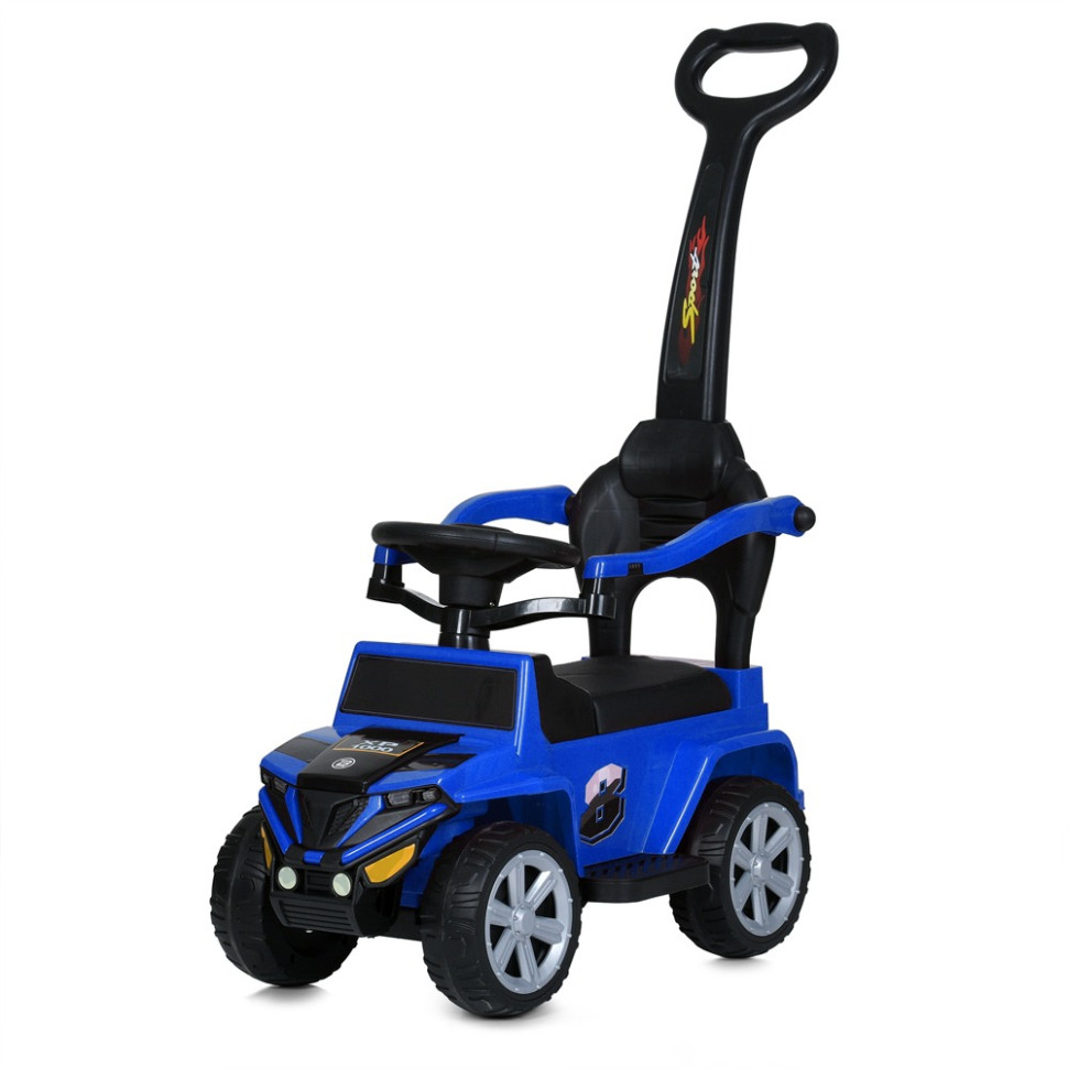 Детская каталка-толокар 2 в 1 Bambi Racer M 5805EL-4 с родительской ручкой