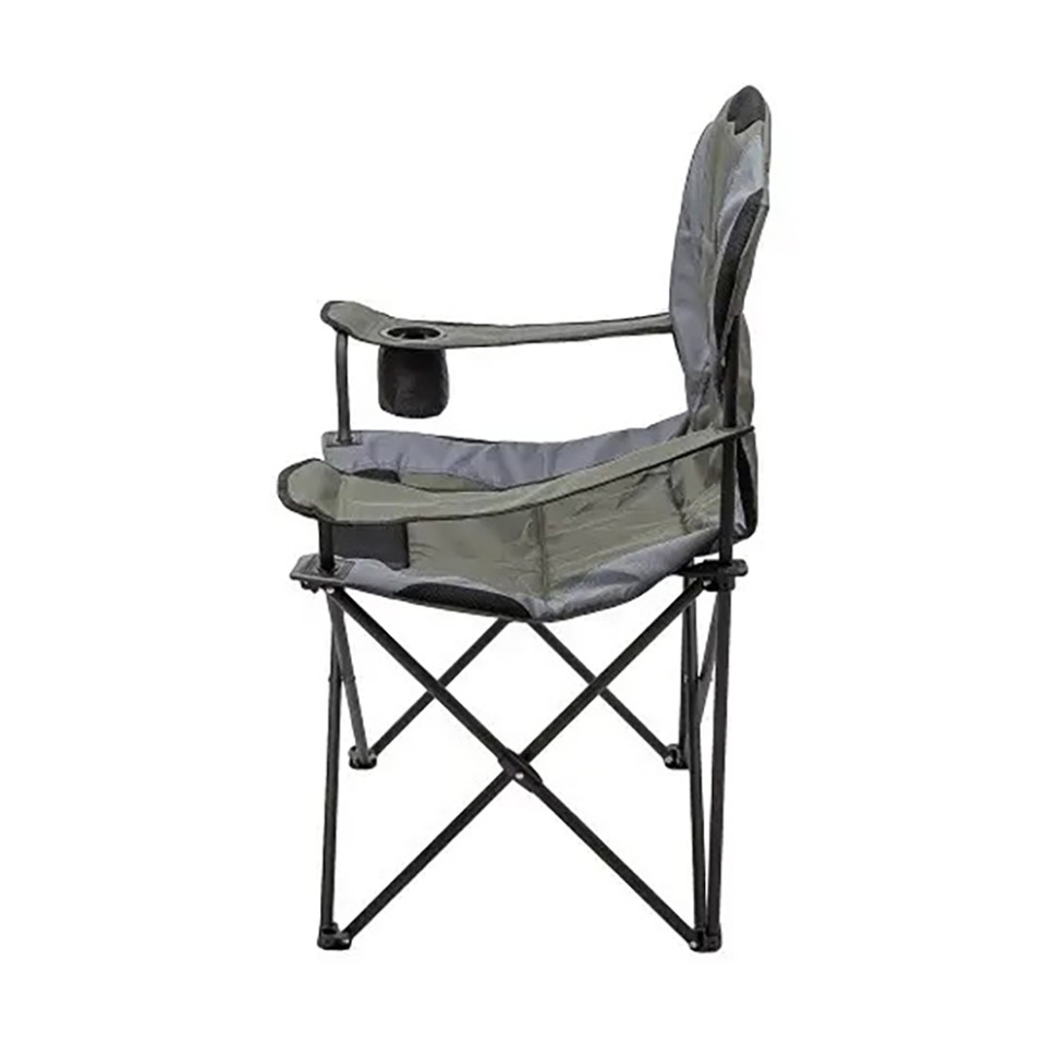 Крісло портативне Турист NR-34 NeRest 482021111100506HAKIG, сірий з хакі