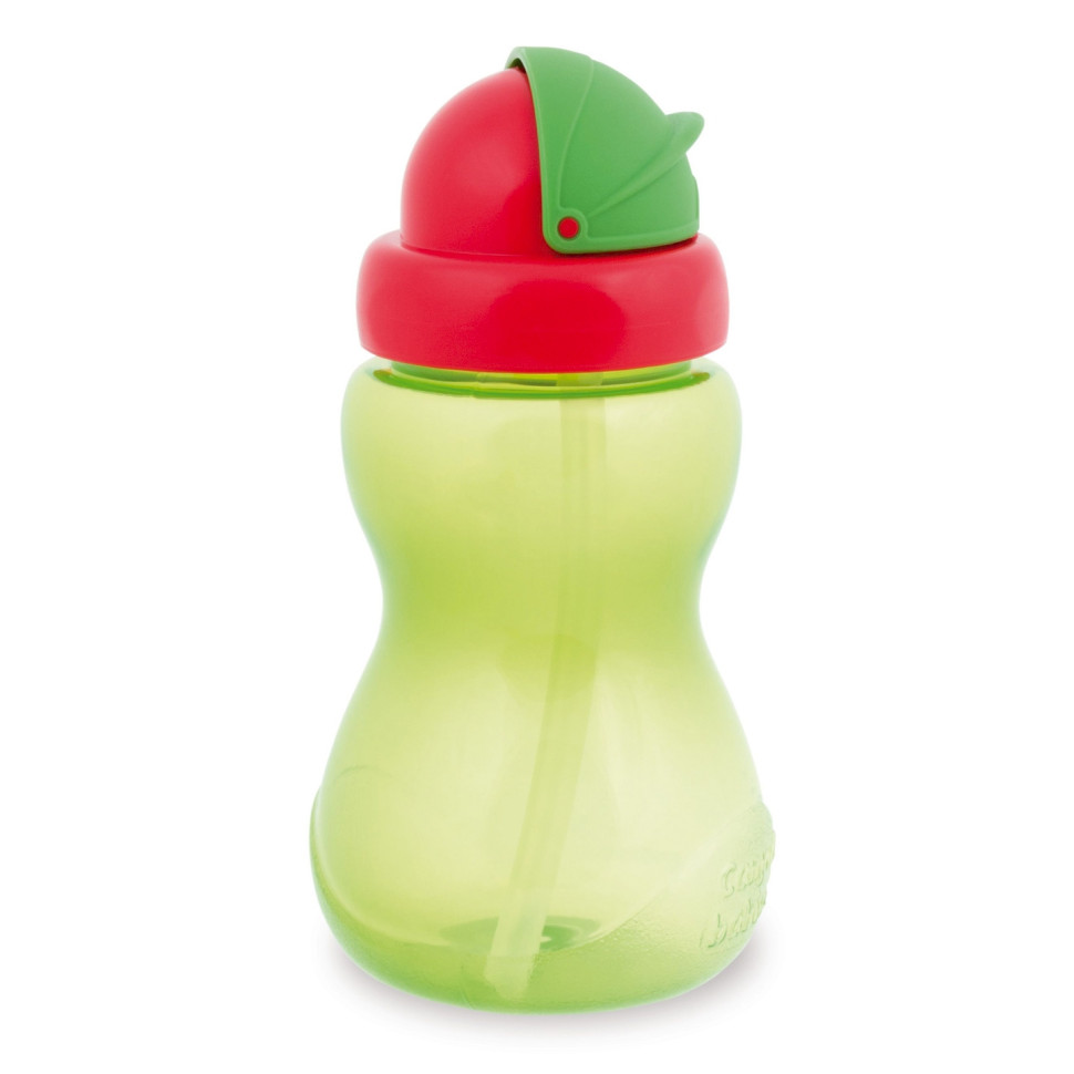 Бутылочка спортивная с трубочкой Canpol babies 56/109_gre 270 мл