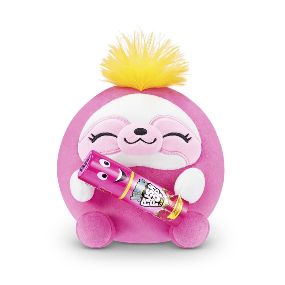 Мягкая игрушка-сюрприз Ленивец с конфетами Snackle-N 77510N серия Mini Brands