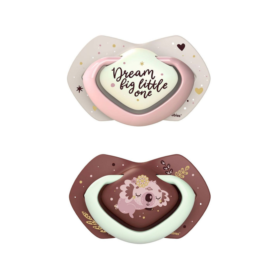 Пустушка силіконова симетрична Sleepy Koala Canpol babies 22/660_pin 2 шт, 18+ місяців