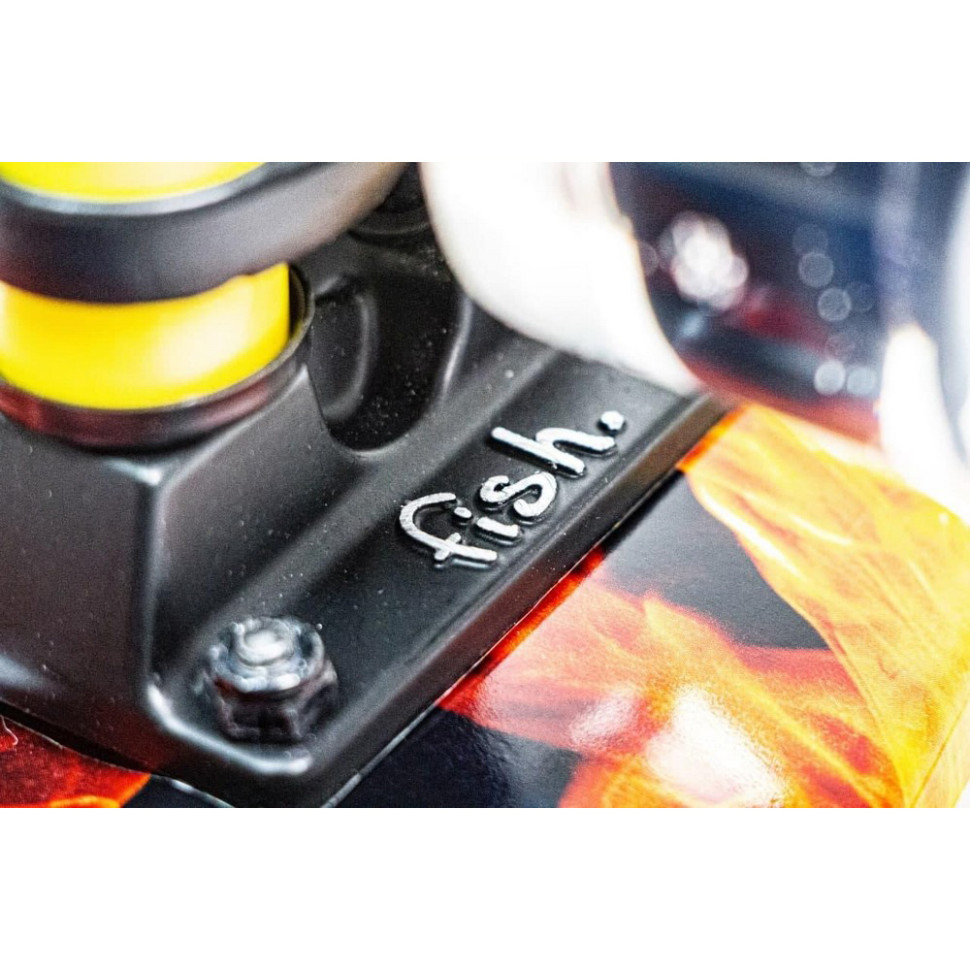 Скейт Penny Board Fire and Ice Fish 833333694 колеса зі світлом 85 кг