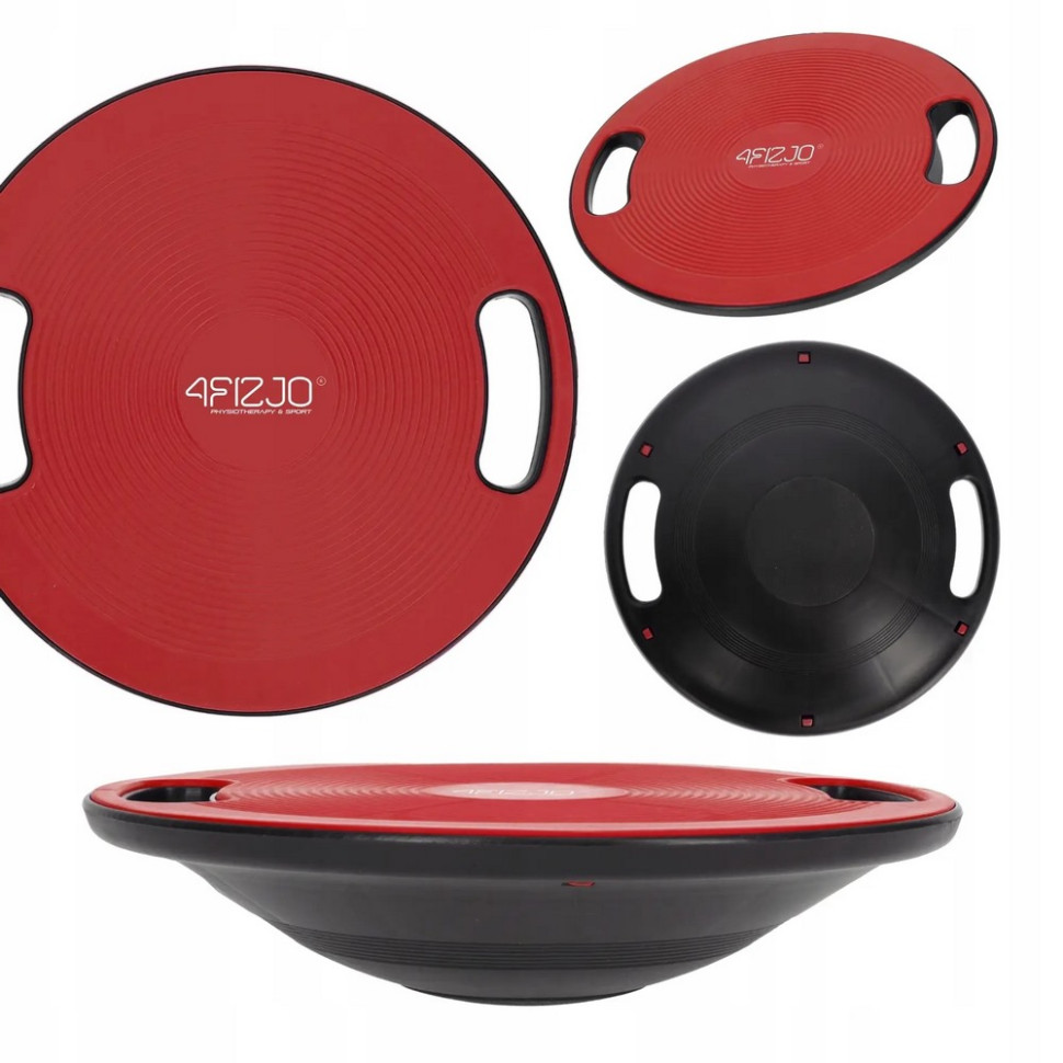 Балансировочная платформа 4FIZJO 4FJ0621 круглая, Red/Black