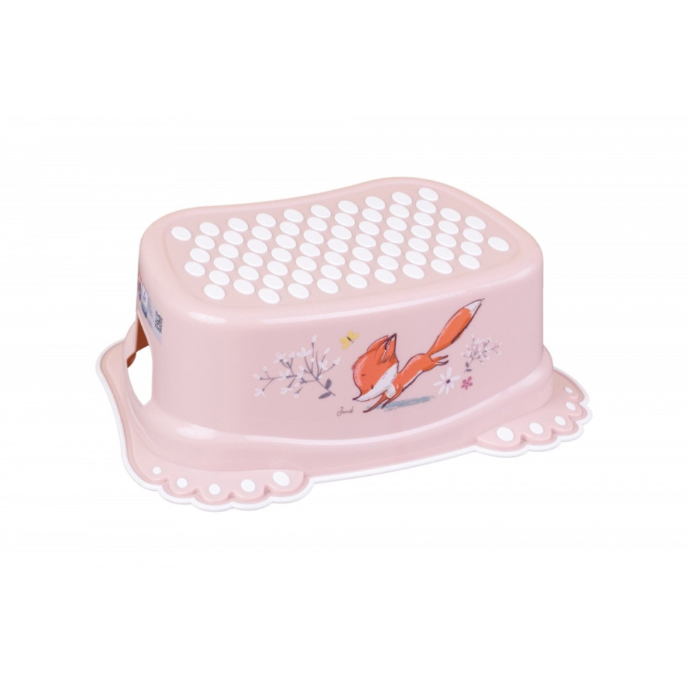 Детская подставка-ступенька Лесная сказка Tega Baby FF-006-107 светло-розовый