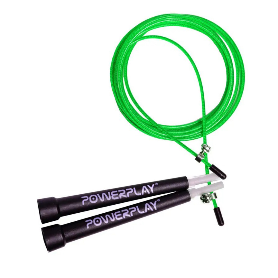 Скакалка швидкісна PowerPlay PP_4202_Green, Зелена