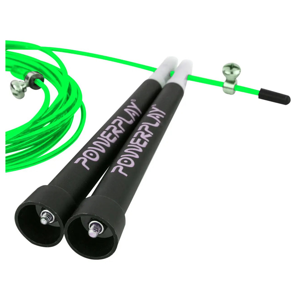 Скакалка швидкісна PowerPlay PP_4202_Green, Зелена