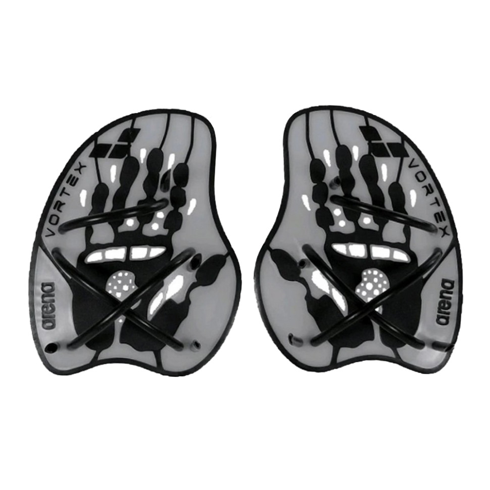 Лопатки для плавання VORTEX EVOLUTION HAND PADDLE Arena 95232-015-M, срібний, чорний