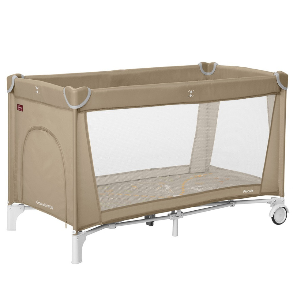 Детская кровать-манеж Piccolo Carrello CRL-18101 Sand Beige