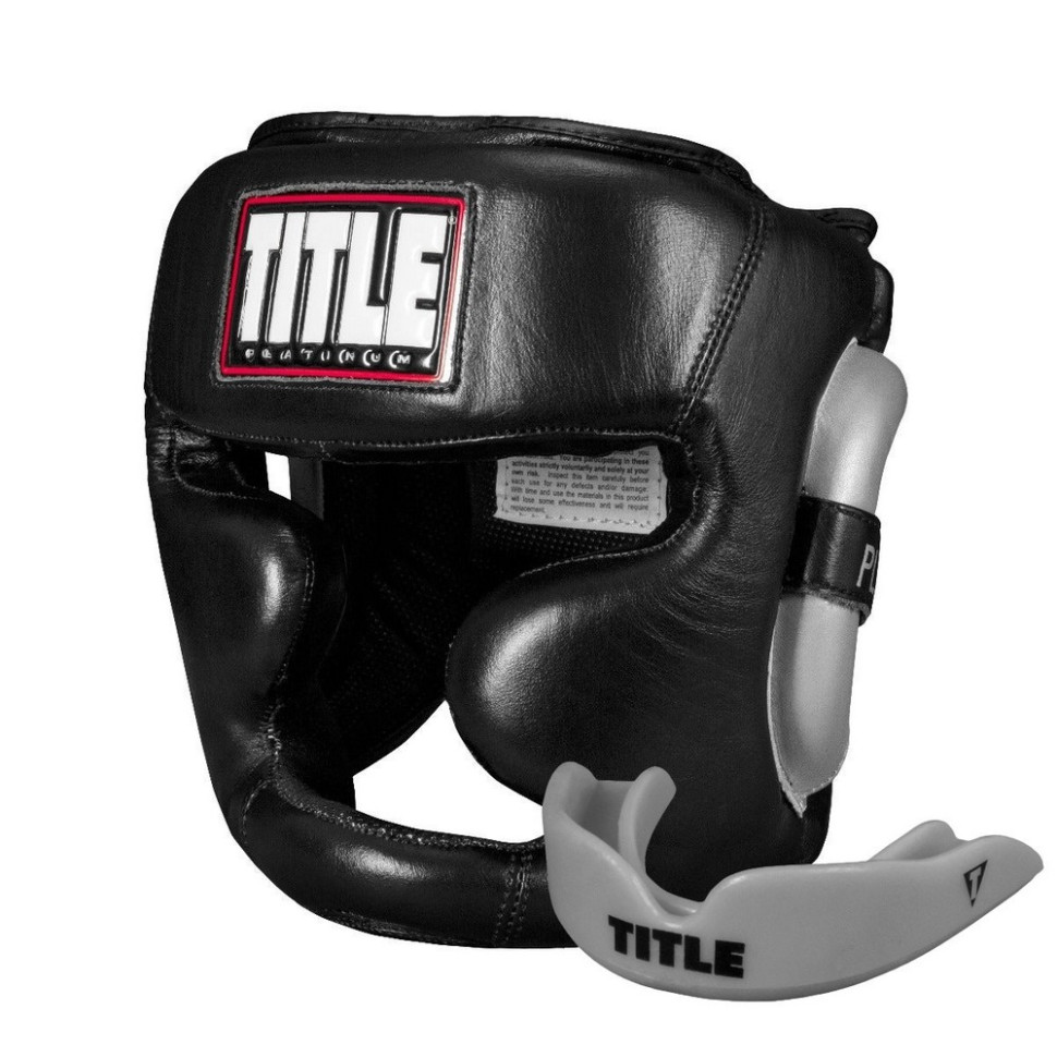 Боксерський шолом Platinum Premier Full 2.0 TITLE PHGF2 M BK, розмір M (капа в комплекті)