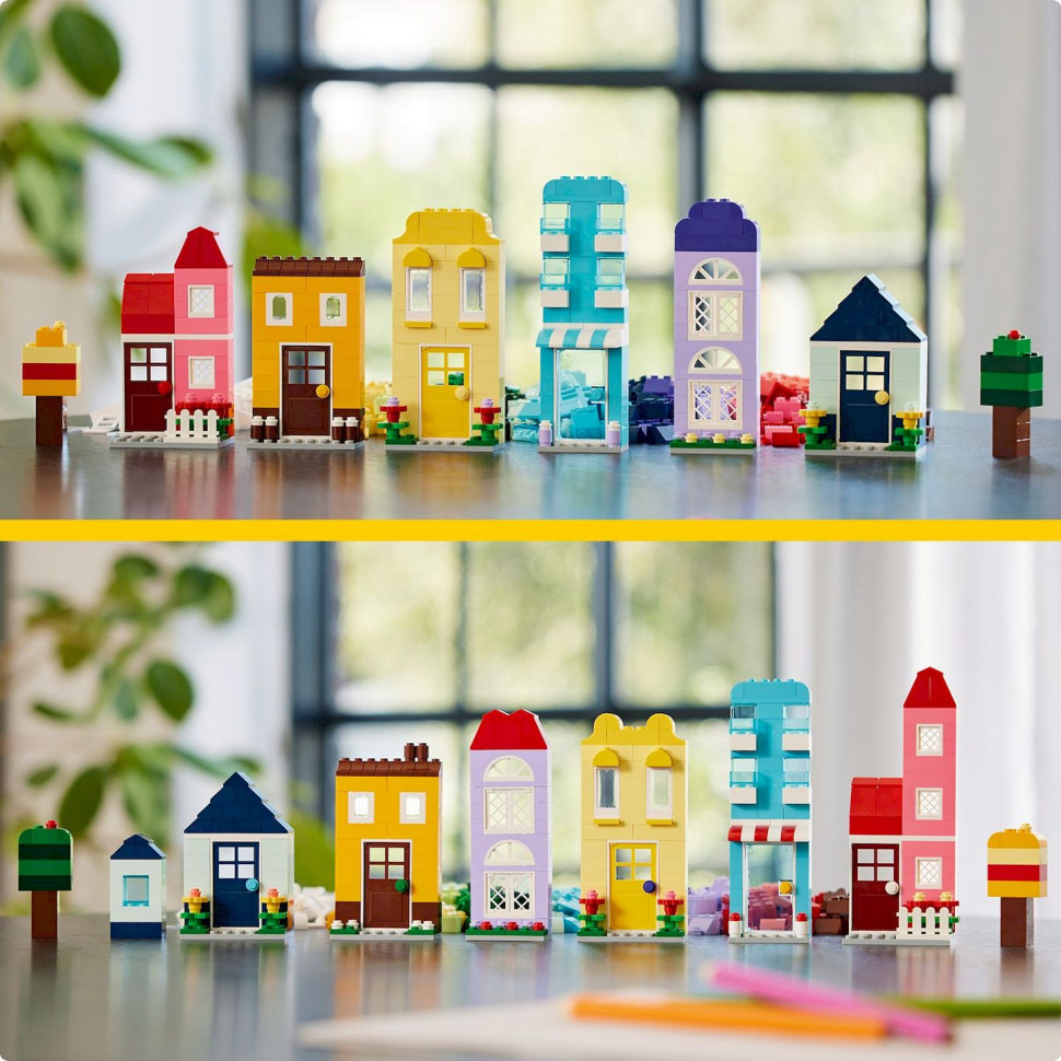 Конструктор Творческие дома LEGO Classic 11035, 850 деталей 
