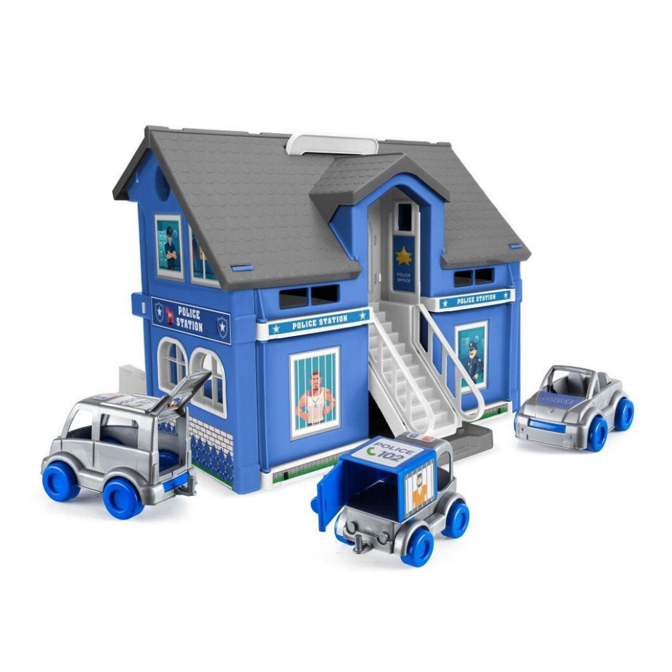 Дитячий ігровий набір-паркінг «Play House» Поліція Wader 25420