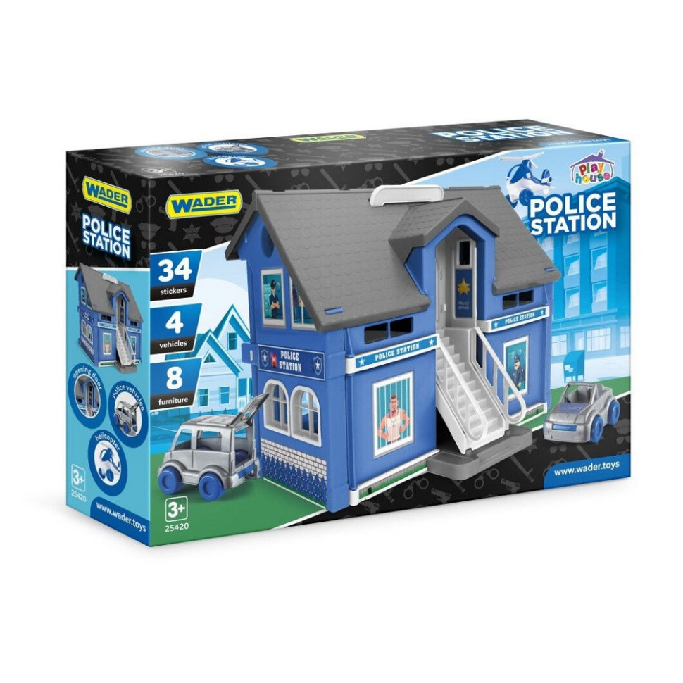 Дитячий ігровий набір-паркінг «Play House» Поліція Wader 25420