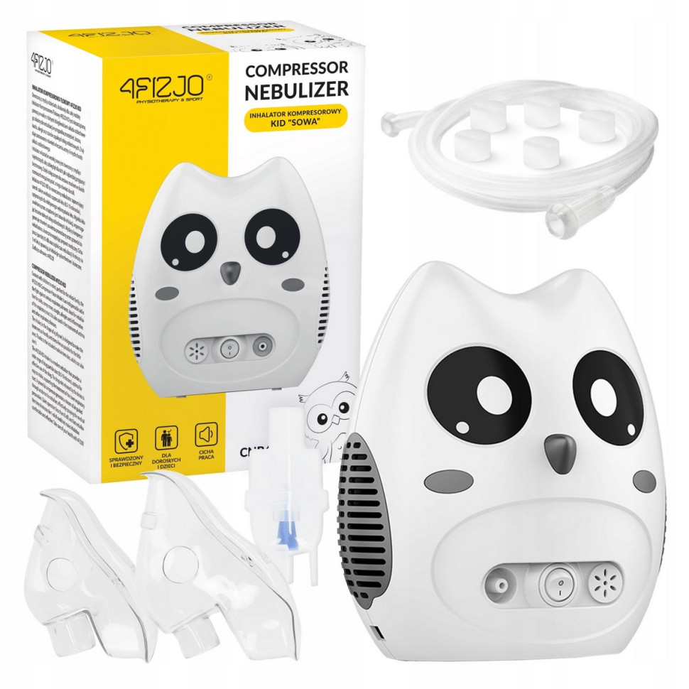 Детский компрессорный ингалятор KID Sowa 4FIZJO P-5905973402040