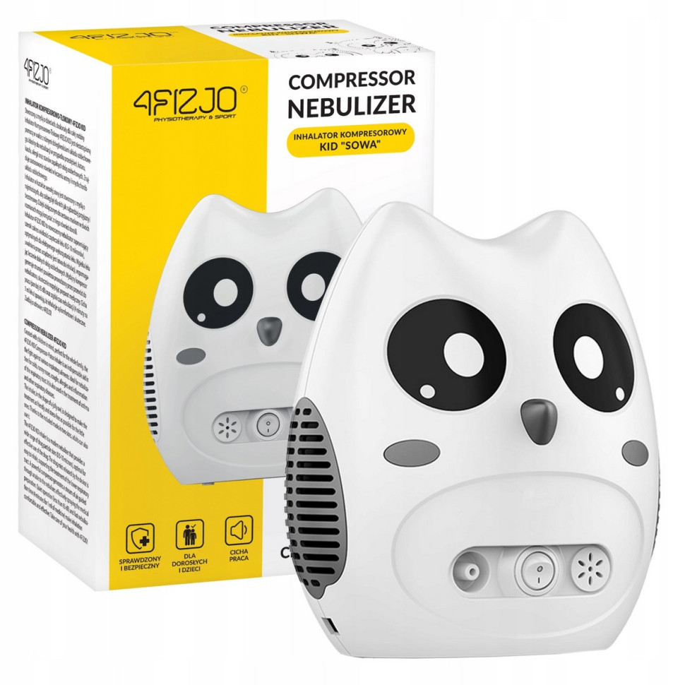 Детский компрессорный ингалятор KID Sowa 4FIZJO P-5905973402040