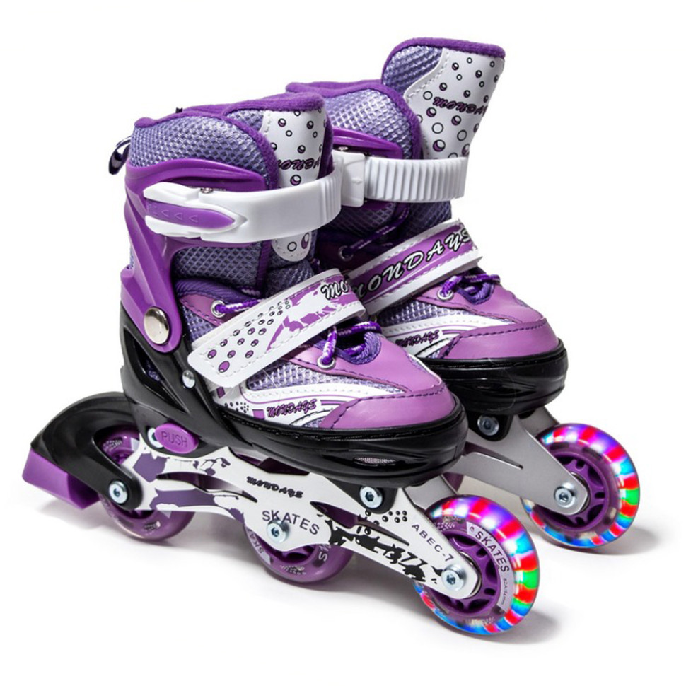 Дитячі розсувні ролики Happy Bambi 3521526 Violet, розмір 27-30