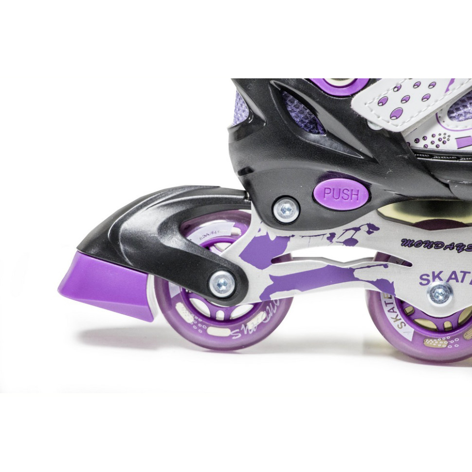 Дитячі розсувні ролики Happy Bambi 3521526 Violet, розмір 27-30