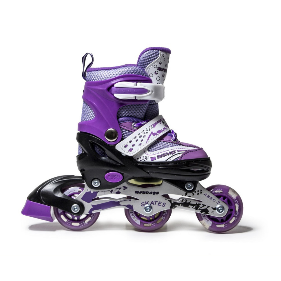Дитячі розсувні ролики Happy Bambi 3521526 Violet, розмір 27-30