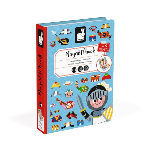 Магнитная книга Janod Наряды для мальчика 36 эл. J02719