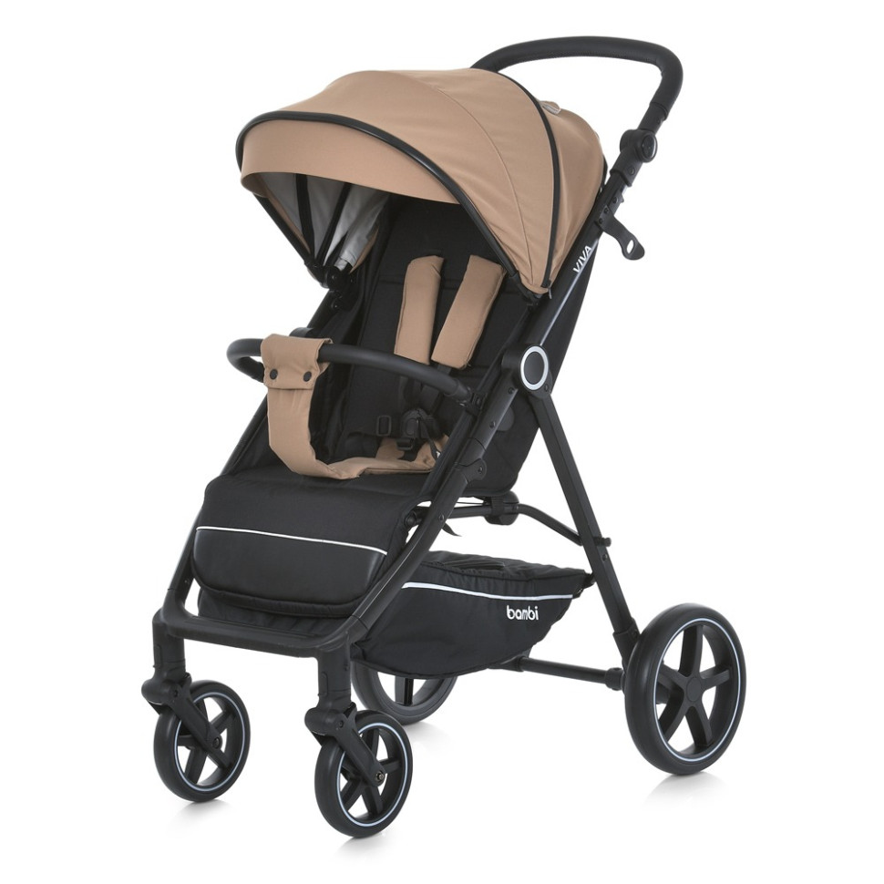 Коляска дитяча прогулянкова VIVA Bambi M 5723 Beige, бежева