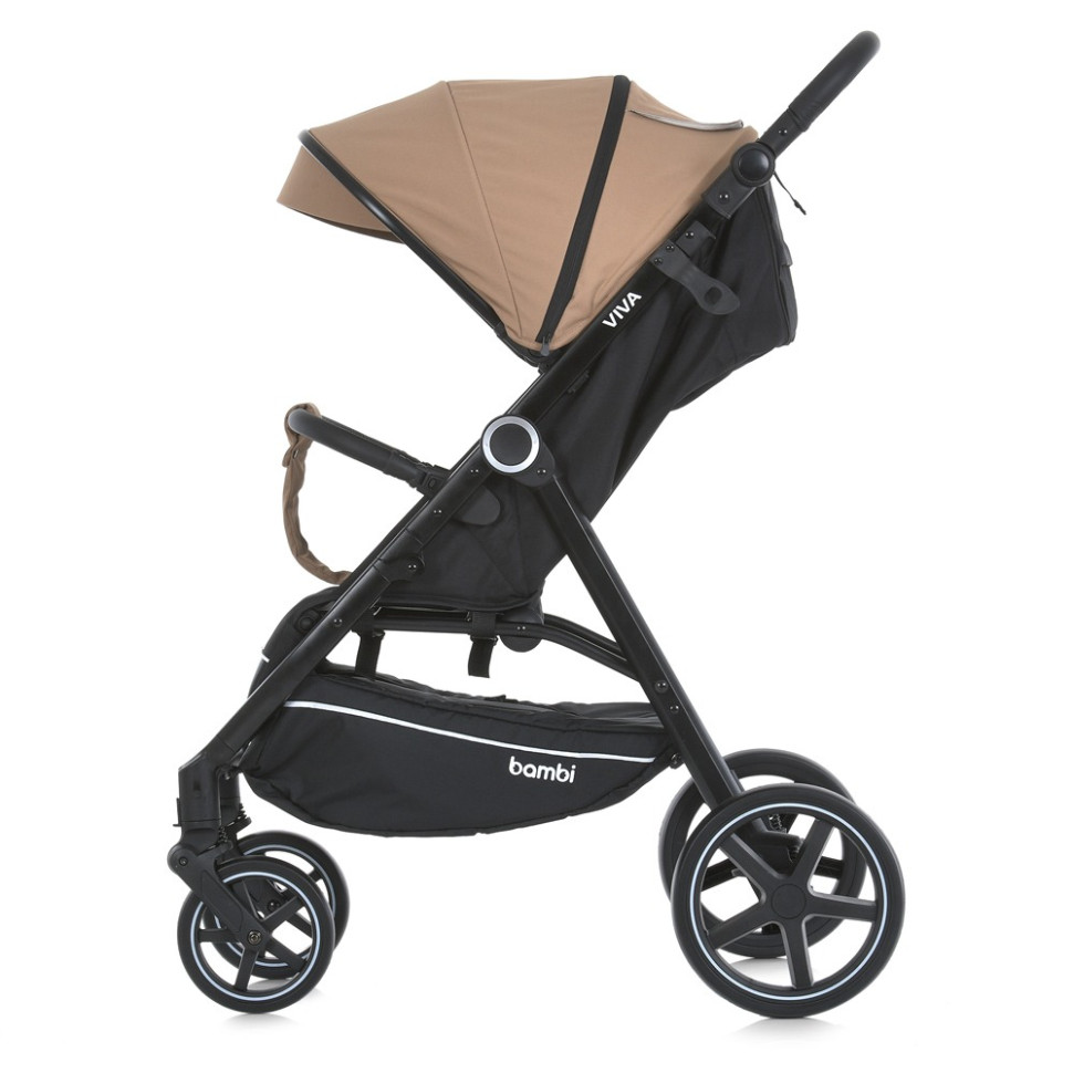Коляска дитяча прогулянкова VIVA Bambi M 5723 Beige, бежева