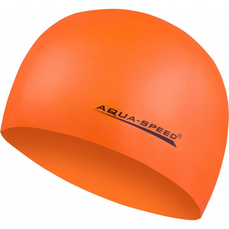 Шапка для плавання MEGA Aqua Speed​​ 100-75 помаранчевий, OSFM