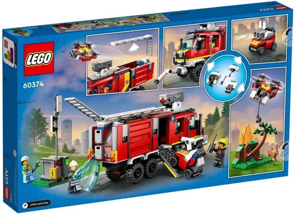 Конструктор LEGO City Пожарная машина 60374