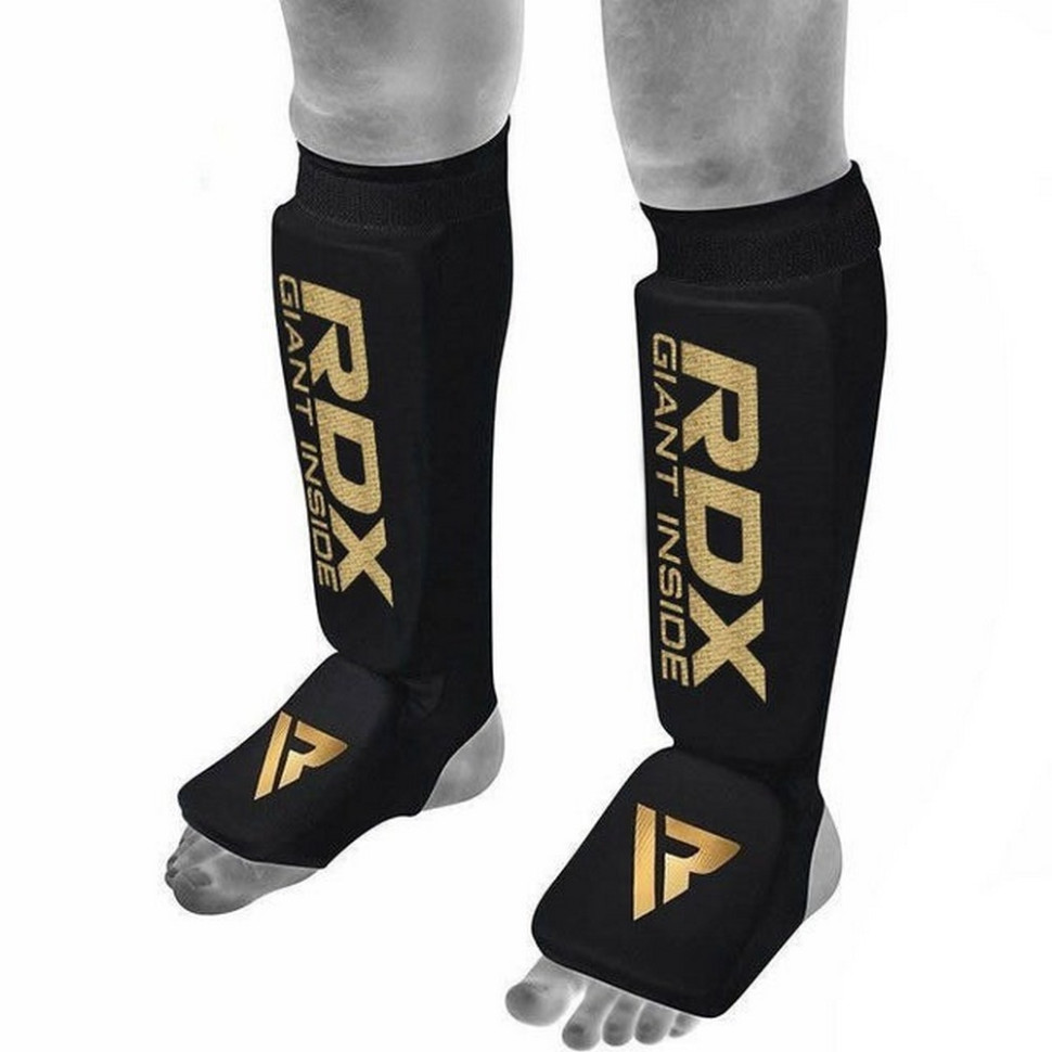 Защита голени и стопы Shin Instep Foam RDX Inc HYP-SIB-XL, Black/Golden, XL